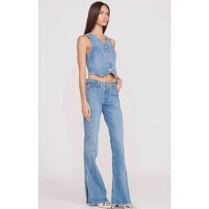 WRANGLER + STAUD THE BIKINI JEANS 24x34 NWT Low Rise Slim Fit - Runs Small